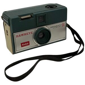 Kodak Hawkeye Instamatic R4 Camera Green Silver Vintage 1960 Film Camera